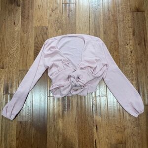 Fashion Nova Women's Little White Lies Top Mauve, Size S